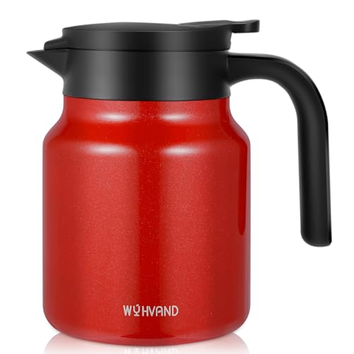 Insulated Coffee Carafe (Red / 34 Ounces)