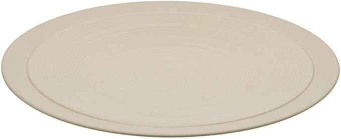 DEGRENNE Bahia French Salad Plate Set - Luxury Stoneware Dish Set for 4, Modern Ceramic Dishware for Kitchen, Made in France, Microwave Safe, Dishwasher Safe, 9” - Dune