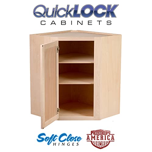 Quicklock RTA (12"D x 24"W x 42"H Corner / Raw Maple)