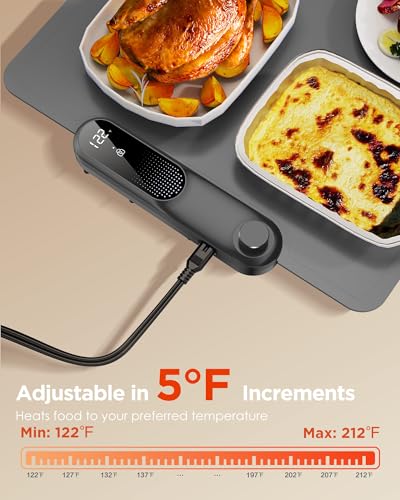 Food Warming Mat (Grey / 2XL Large: 35“x16")