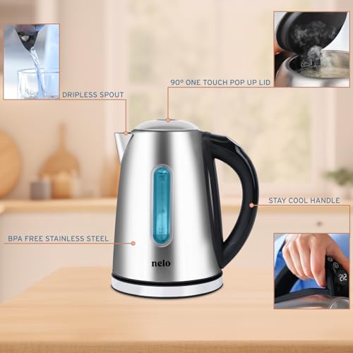 Electric Kettle with 7 Temperature Control Presets