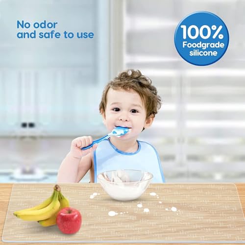 Silicone Mat for Kitchen Counter (Clear / 36"L x 24"W)
