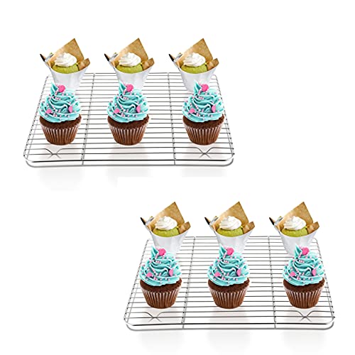 4 Pcs Baking Wire Rack for Cooling (9.7 Inch)