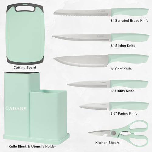 19PCS Green Kitchen Cooking Utensils Set Kitchen Tools Set (Green)