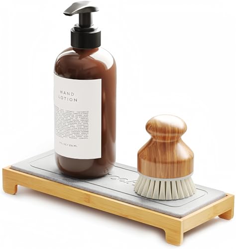 DryingNeat Instant Dry Sink Caddy Organizers (Gray)