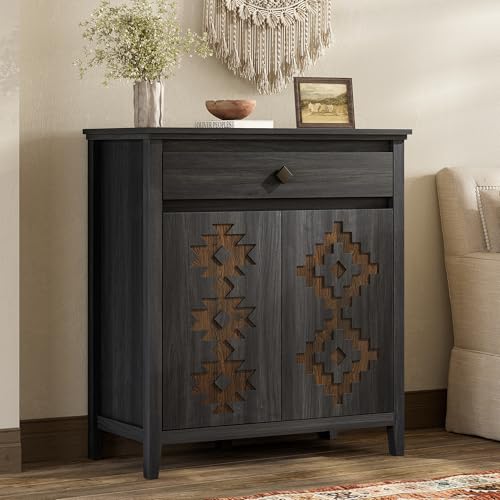 32'' Buffet Cabinet with Storage (Dark Gray)
