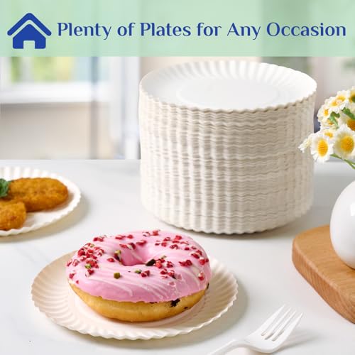 6 Inch Paper Plates (1200 Count (Pack of 1,6 Inch))
