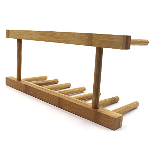 Bamboo Wooden Dish Rack (Pack of 1)