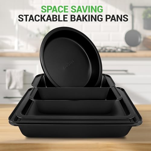 10 Piece Nonstick Bakeware Set (Onyx)