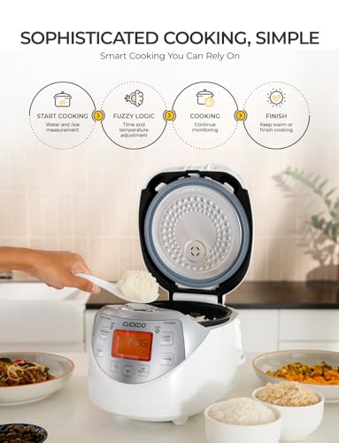 Micom Fuzzy Logic Rice Cooker (WHITE/GRAY)