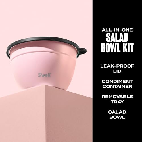 S’well Stainless Steel 64oz Salad Bowl Kit