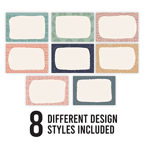 Self Adhesive Name Tags Sticker (Boho Muted)