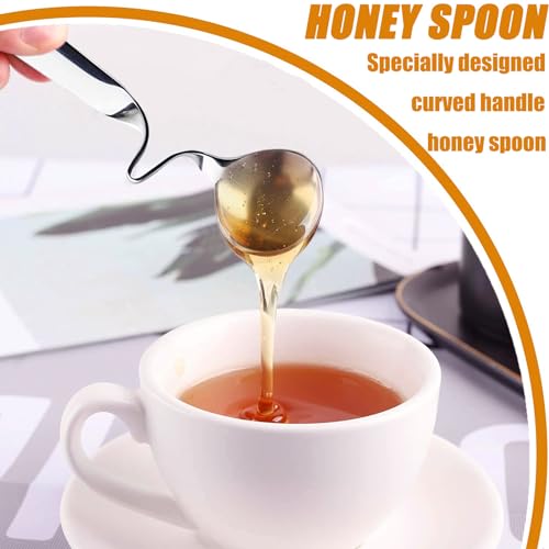 Stainless Steel Honey Spoons and Dipper