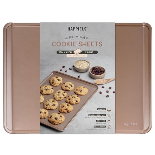 13 x 17 inch Nonstick Cookie Sheet 2 (17'' Cookie Sheet Pan 2-Pack)