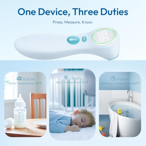 No Touch Thermometer for Kids and Adults (Blue)
