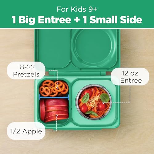 OmieBox UP Kids Insulated Bento Box (Jade Green)