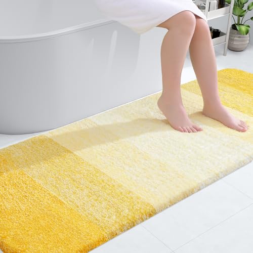 Bathroom Runner Rug 70x24 (70" X 24" / Yellow)