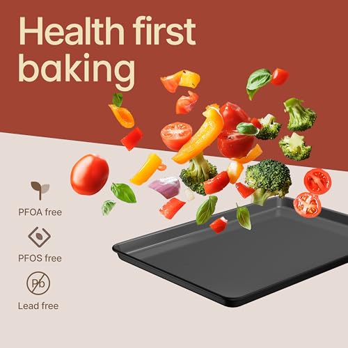 Bakken 8 Piece Ceramic Coated Bakeware Sets (Black)