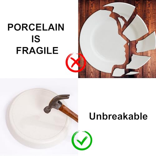 EI 18pcs Beige Wheat Straw Plates (Beige Wheat Straw Plates)