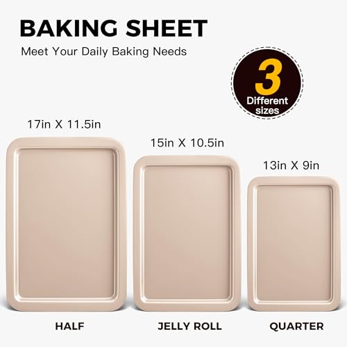 Cookie Sheets (Champagne Gold / L/M/S)