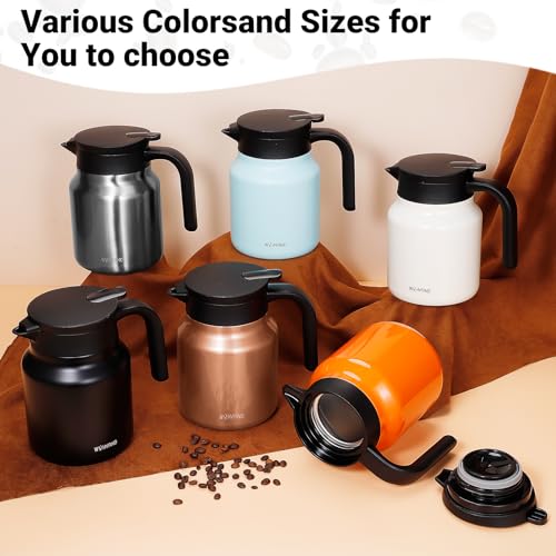 Insulated Coffee Carafe (Black / 34 Ounces)