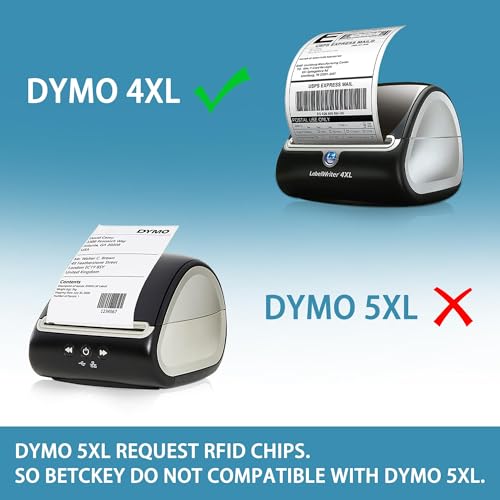 Replace for DYMO 1744907 4" x 6" Large Shipping Labels [10 Roll] (10 Count)