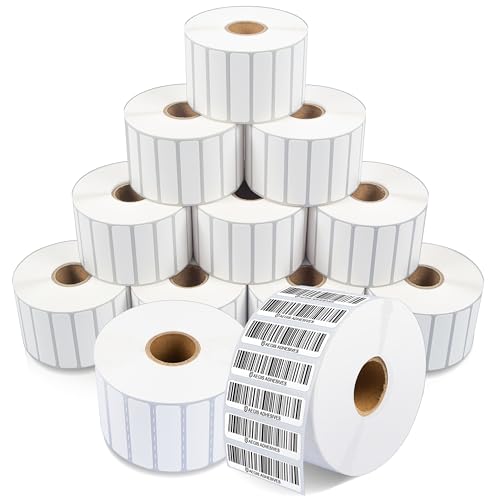2" X 0.5" Direct Thermal Printer Labels (12 Count)