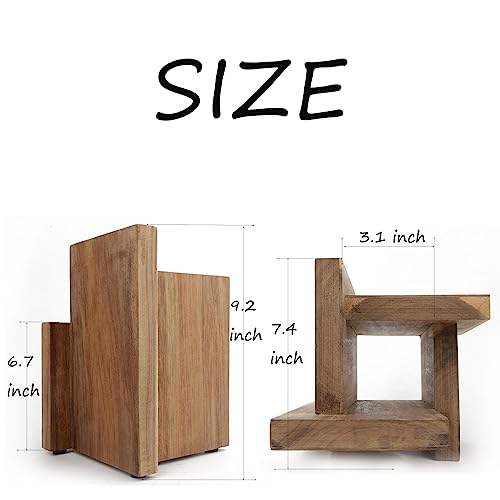 Magnetic Knife Block Knives Display Stable Board Holder Rack Magnetic Stands with Strong Enhanced Magnets on Both Sides Anti