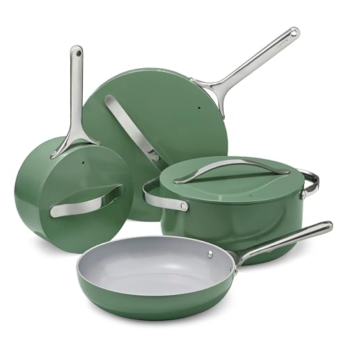 12-Piece Non-Stick Ceramic Cookware Set (Sage / 12pc Set)