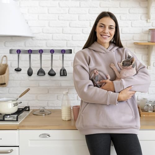Magnetic Hooks Large Opening (Purple / 80lb Magnetic Hooks)