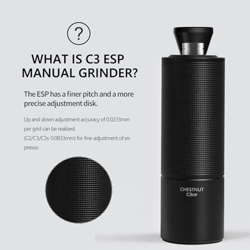 Chestnut C3 ESP Manual Coffee Grinder (Black / Chestnut C3 ESP)
