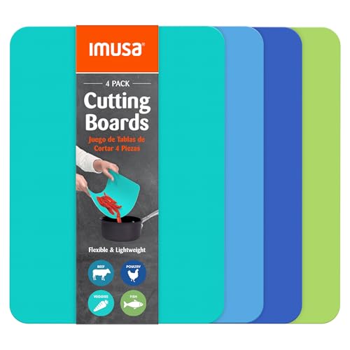 IMUSA Plastic Cutting Board Mats (4PK Flexi)