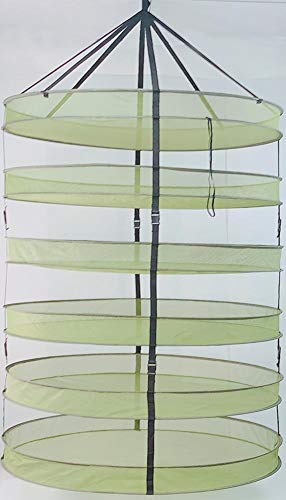 Herb Drying Rack 3 ft Hanging Dry Net 36 Inch for Curing Hydroponic Herb Vegetable Fruit Flower