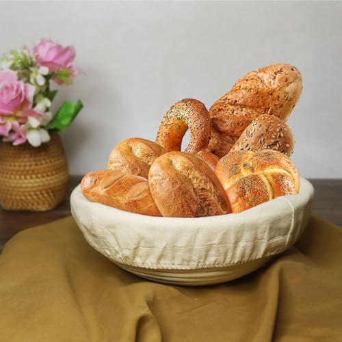 Banneton Bread Proofing Basket 10 Inch Sourdough Proofing Basket with Liner
