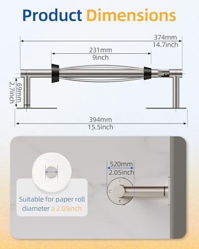 Paper Towel Holder Under Cabinet (Sliver / One Hand Tear - Rectangle)
