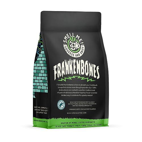 Frankenbones Chocolate and Hazelnut Flavored Coffee (Chocolate Hazelnut (Whole Bean))
