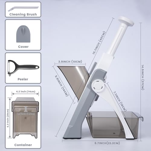 Safe Mandoline Slicer for Kitchen (16 Ounce)
