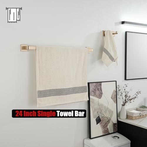 Champagne Bronze Towel Bar (26.41 Inch / Champagne Bronze)