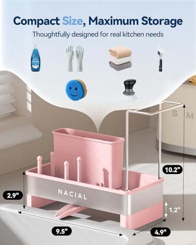 Kitchen Sink Organizer (Pink Dahlia)