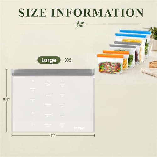 Reusable Bags Dishwasher Safe (Grey (6 Gallon))