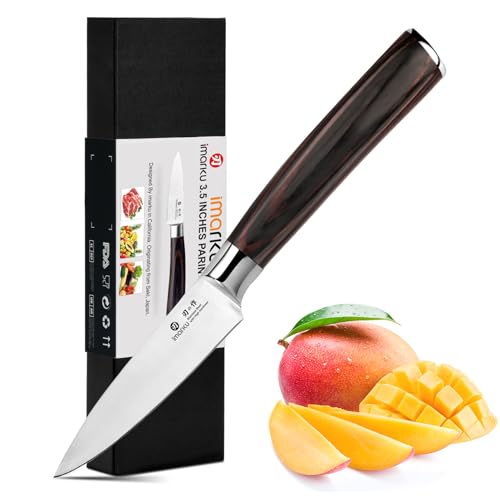 Paring Knife 3.5 Inch (Brown Handle)