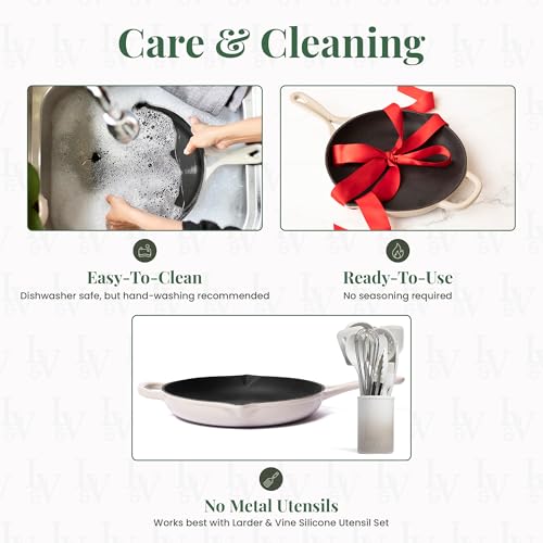 Enameled Cast Iron Skillet