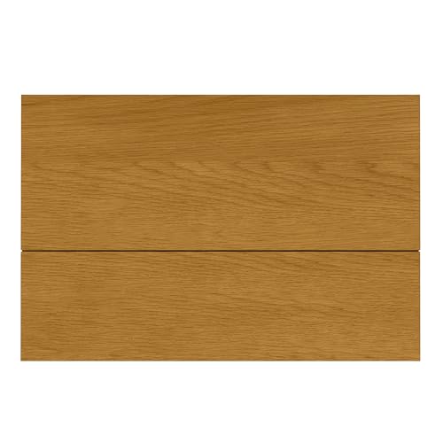 Hunter 36" Wide Oak Veneer Metal Rectangular Coffee Table in Oak