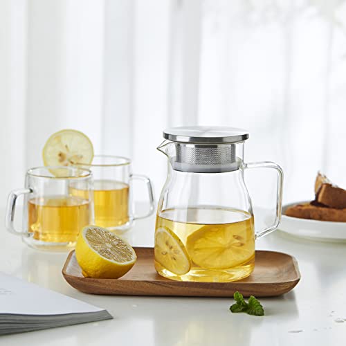 One Touch Glass Teapot (27oz(800ml))