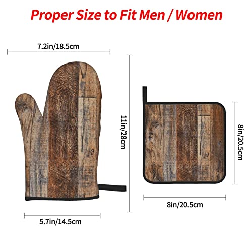 Oven Mitts and Pot Holders Sets of 4 (Pot Holders-1393)