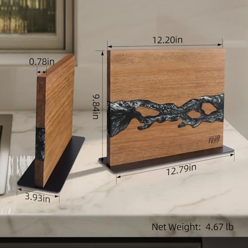 Magnetic Knife Block (Black White)