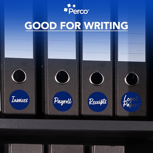 Dark Blue Round Circle Dot Sticker 3 (Blue - Dark / 3 Inch)