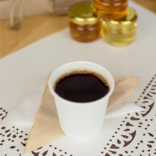 4oz Paper Espresso Coffee Cup (4 OZ / White)