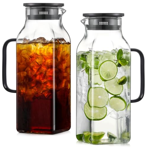 2 Pack 2 Liters (68 oz Black)