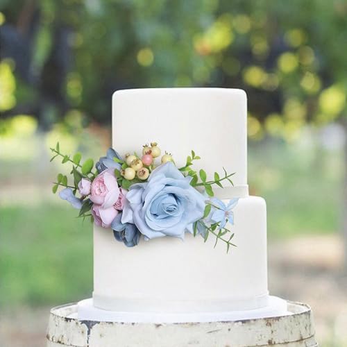 3Pcs Premade Cake Flowers (3 Count)